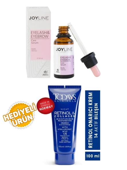 Joyline Kaş Kirpik Onarıcı Bakım Serumu 30ml+Todays Onarıcı Krem 100Ml Hediyeli ürün görseli 1