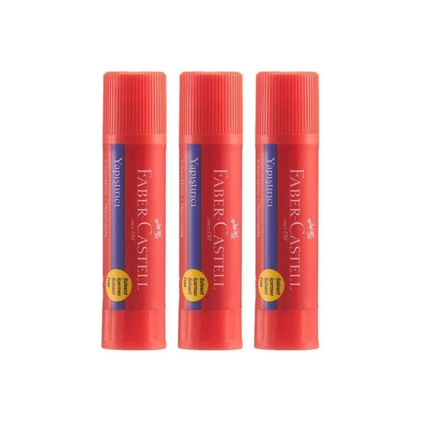 Faber Castell Stick Yapıştırıcı 10 Gram - 5 Adet ürün görseli 1