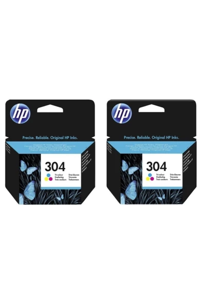 HP 304 Orjinal Kartuş Set N9k05ae -n9k05ae / Deskjet 2600/2620/2630 /3720 / 3730 / 3732 ürün görseli 1