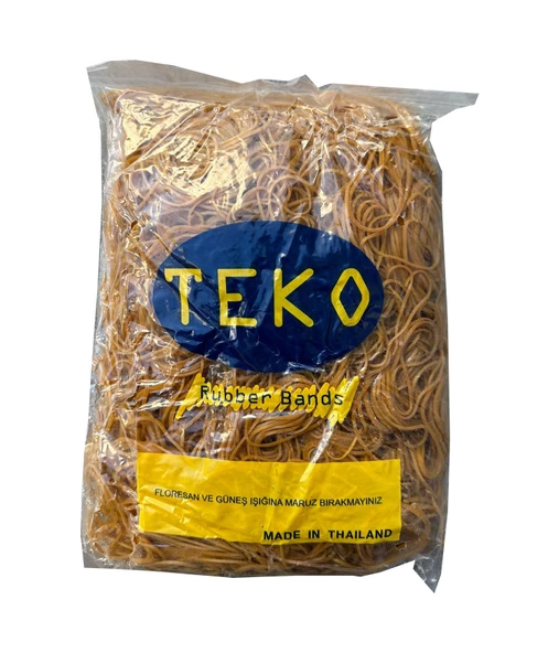 Teko AAA Kauçuk Ambalaj Paketleme Lastiği - Çap : 70 mm. -Kalınlık: 1,5 mm -1000 Gr.lık 1 Paket ürün görseli 1