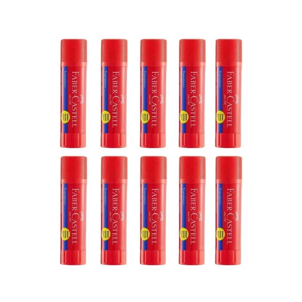 Faber Castell Stick Yapıştırıcı 10 Gram - 10 Adet ürün görseli 1