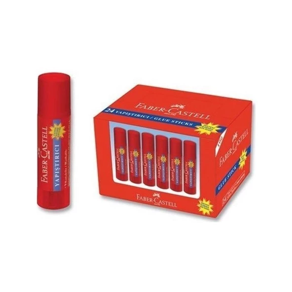 Faber Castell Stick Yapıştırıcı 10 Gram - 24 Adet ürün görseli 1