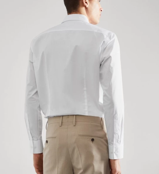 Mango Slim fit pamuklu gömlek - Resim 2