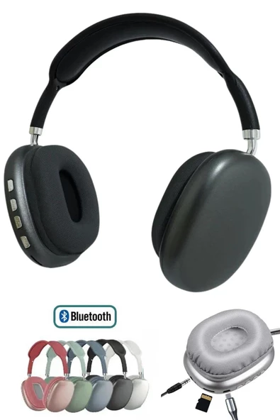 pazariz P9 Air Max Uyumlu Kablosuz Bluetooth 5.0 Mikrofonlu Kulaklık 2023 Versiyon ürün görseli 1
