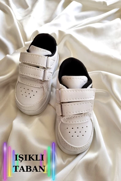 Unisex Işıklı Bebek Spor Hafif Taban Sneaker Ayakkabı Ilk Adım Ayakkabısı Bebek Ortopedik Ilk Adım Ayakkabısı Yeni Sezon Işıklı ürün görseli 1