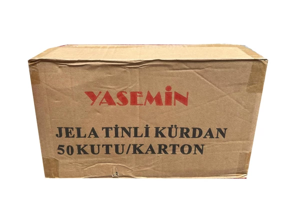 Yasemin Jelatinli Kutulu Poşetli Ahşap Kürdan - 500 Adetlik 50 Paket ürün görseli 1