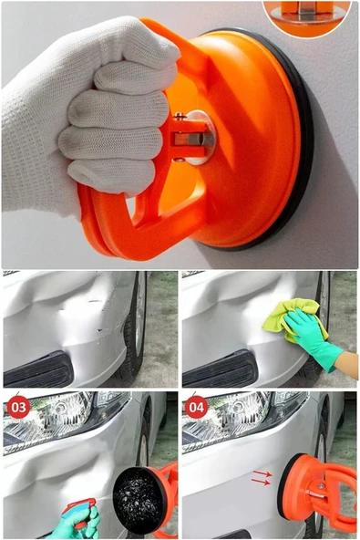 Premium Seri Çok Amaçlı Pratik Otomobil Araç Kaporta Vakum Göçük Giderici Vantuz Büyük Boy Aparat ürün görseli 1