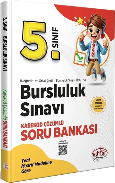 5. Sınıf Bursluluk Sınavı Güncel Soru Bankası Editör Yayınları ürün görseli 1