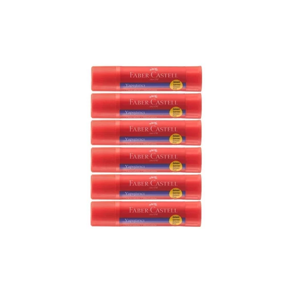 Faber Castell Stick Yapıştırıcı 20 Gr. - 6 Adet ürün görseli 1