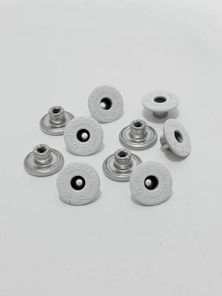 Pirinç Kot Pantolon Düğmesi 17mm 10 Adet (Tek Taraf) ürün görseli 1