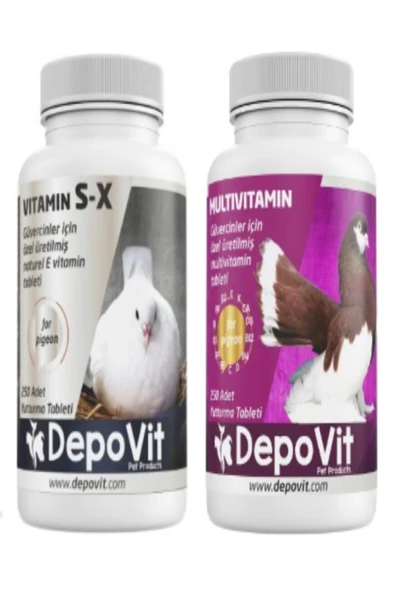 2'li Set Depovit Multivitamin Tablet 250li+Depovit Sx Üreme Hapı 250 Li ürün görseli 1