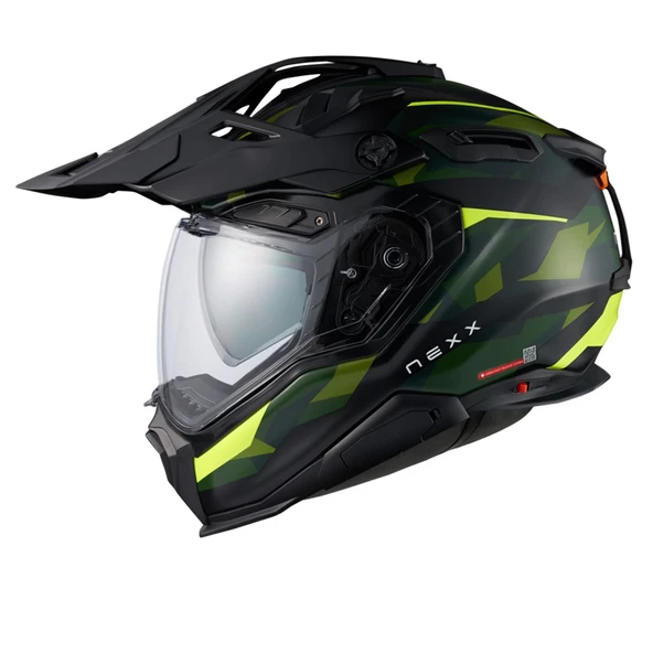NEXX X.WED 3 TRAILMANIA MAT YEŞİL-NEON SARI KASK ürün görseli 1