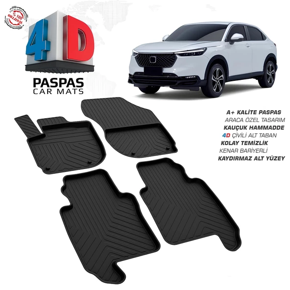 Honda HR-V 4D Havuzlu Paspas 2021 Model Ve Sonrası ürün görseli 1