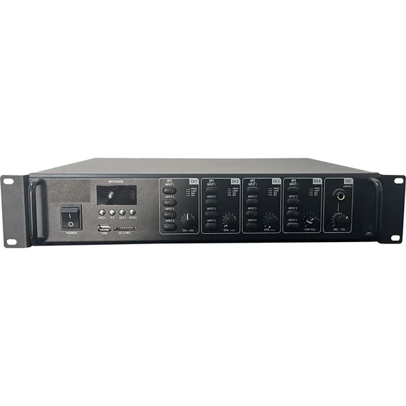 BOFMANN BF 4250 MAX 1000 WATT (4X250) HAT TRAFOLU MİKSER AMPLİFİKATÖR ürün görseli 1