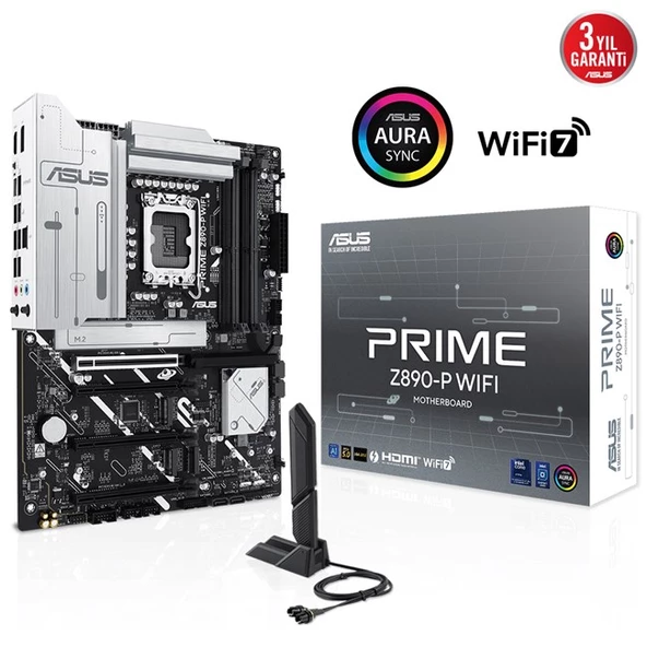 Asus Prime Z890-P Wifi D5 1851P Hdmi Dp ürün görseli 1