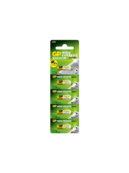 GP Kumanda Pili 27A Pil Alkalin 12V (Beşli Paket) Gp ürün görseli 1