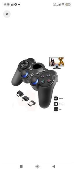 Comse marka 2pilli wireless oyun kolu gamepad joystick ürün görseli 1