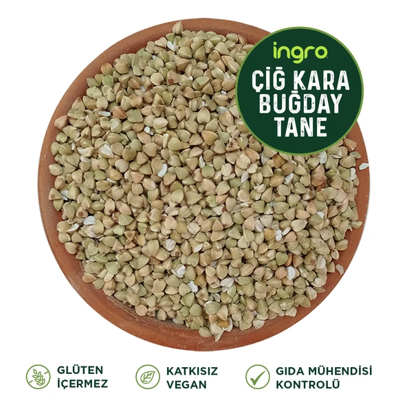 Glutensiz Çiğ Karabuğday 700 gr - Resim 2