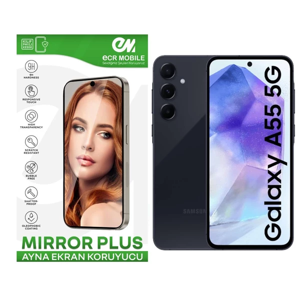Samsung Galaxy A55 Esnek Ayna(Mirror) 9H Nano Ekran Koruyucu ürün görseli 1