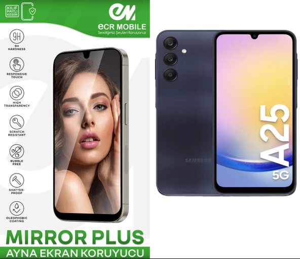 Samsung Galaxy A25 Esnek Ayna(Mirror) 9H Nano Ekran Koruyucu ürün görseli 1