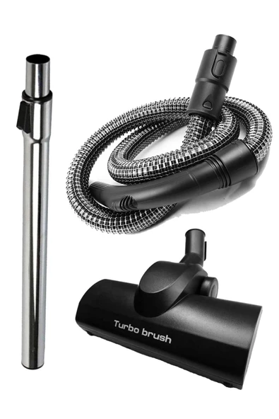fakir ranger Çelik Set Turbolu Fakir Ranger Süpürge Çelik Telli Hortum Turbo Başlık Komple Seti ürün görseli 1