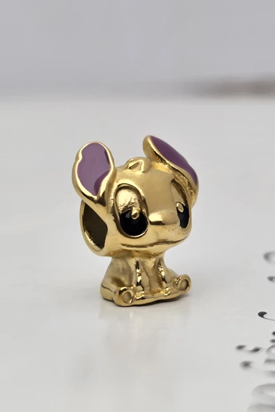 ÇELİK CHARM MOR KULAKLI KÖPEK - Resim 4