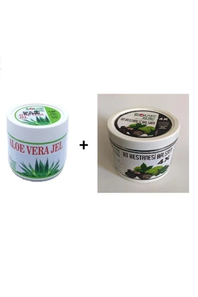 Aloe Vera Jeli 500ml+At Kestanesi Balsamı 500ml Horse Chestnut, Lokman Aktar ürün görseli 1