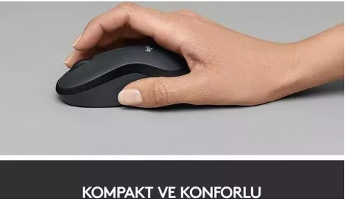 Logitech M220 910-004880 Kırmızı Sessiz Optik Kablosuz Mouse - Resim 3