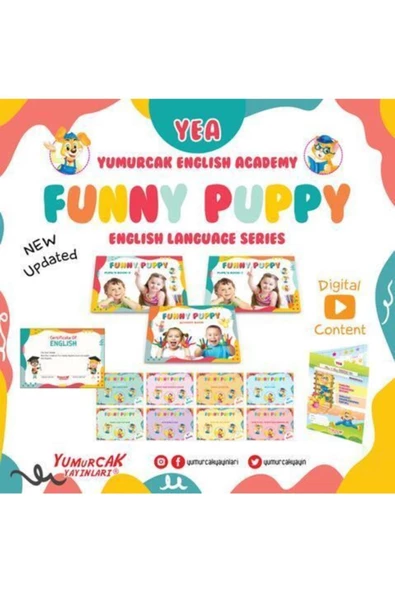 Yumurcak Yayınları Funny Puppy İngilizce Eğitim Seti - 36-60 AY ürün görseli 1