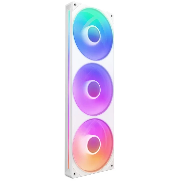NZXT F360 RGB Core Beyaz 360 mm Fan RF-U36HF-W1 ürün görseli 1