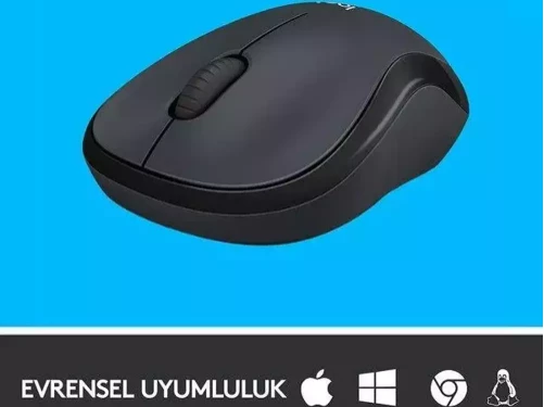 Logitech M220 Sessiz Kompakt Kablosuz Mouse - Siyah - Resim 4