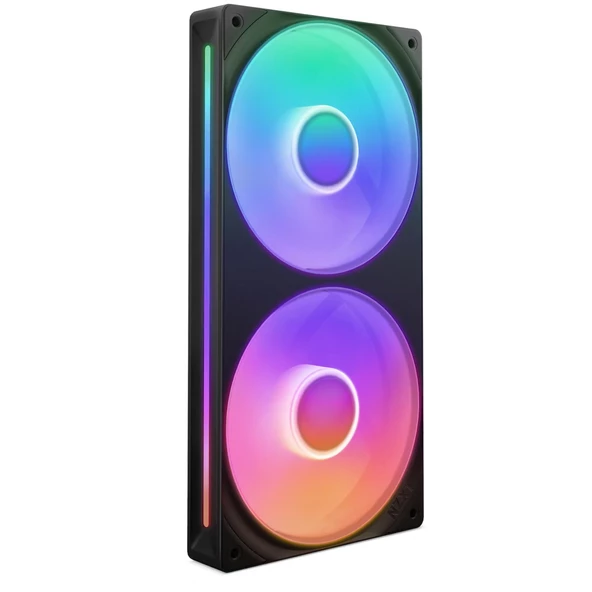 NZXT F240 RGB 2'li Siyah 240 mm Fan RF-U24HF-B1 ürün görseli 1