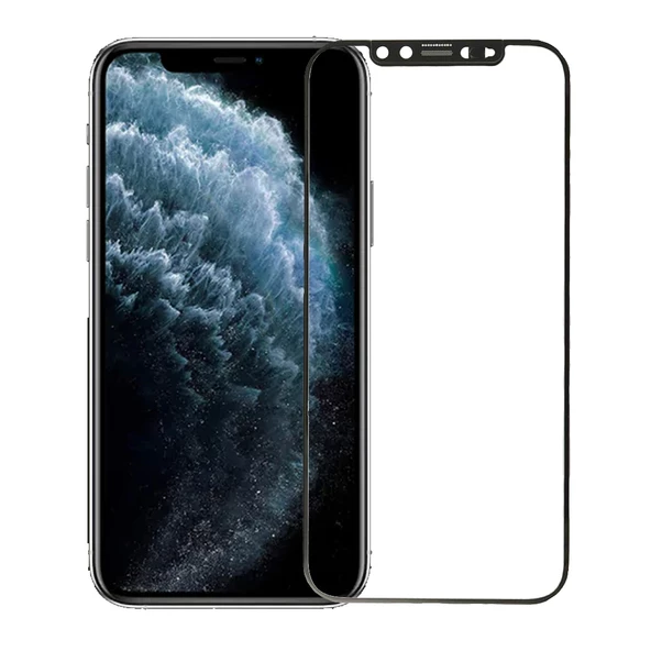 iPhone 11 Pro Max Kamera Kapatmalı 5D Cam Ekran Koruyucu ürün görseli 1