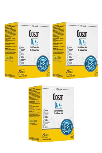 Ocean D3K2 Damla 20 ml x 3 Adet ürün görseli 1