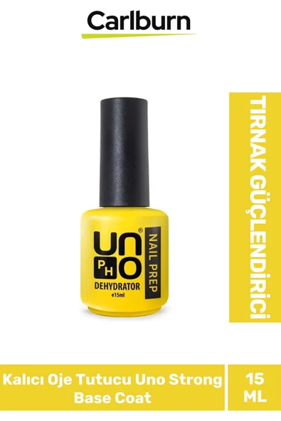 Tırnak Güçlendirici Elastik 48W Cihazlarda Kullanılan Kalıcı Oje Tutucu Uno Strong Base Coat 15 ml ürün görseli 1