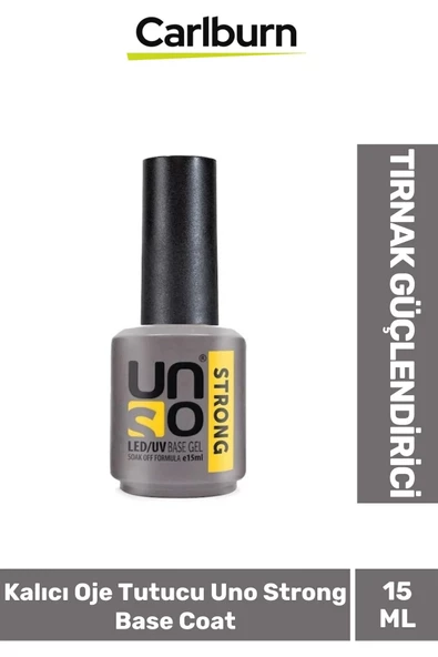 Tırnak Güçlendirici Elastik 48W Cihazlarda Kullanılan Kalıcı Oje Tutucu Uno Strong Base Coat 15 ml ürün görseli 1