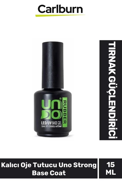 Tırnak Güçlendirici Elastik 48W Cihazlarda Kullanılan Kalıcı Oje Tutucu Uno Strong Base Coat 15 ml ürün görseli 1
