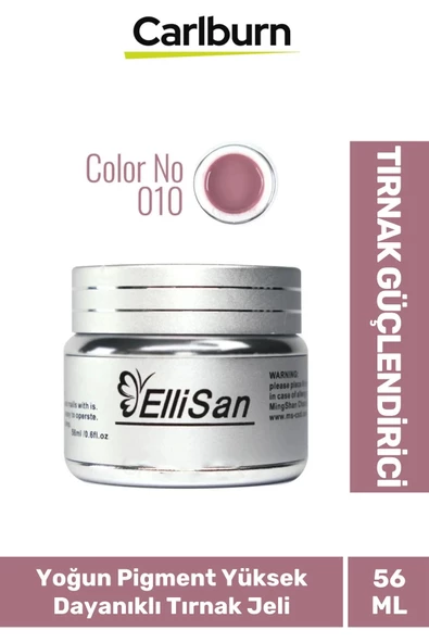 Uzun Sağlıklı Dayanıklı Tırnaklar UV Makineleri Uyumlu Ellisan Protez Tırnak Jeli Builder 56 Gram ürün görseli 1