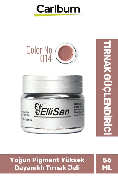 Uzun Sağlıklı Dayanıklı Tırnaklar UV Makineleri Uyumlu Ellisan Protez Tırnak Jeli Builder 56 Gram ürün görseli 1