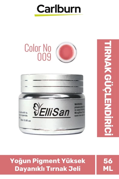 Uzun Sağlıklı Dayanıklı Tırnaklar UV Makineleri Uyumlu Ellisan Protez Tırnak Jeli Builder 56 Gram ürün görseli 1