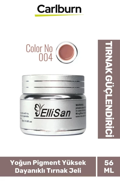 Uzun Sağlıklı Dayanıklı Tırnaklar UV Makineleri Uyumlu Ellisan Protez Tırnak Jeli Builder 56 Gram ürün görseli 1