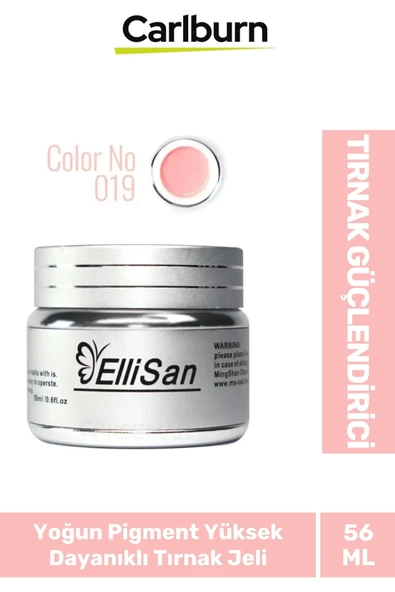 Uzun Sağlıklı Dayanıklı Tırnaklar UV Makineleri Uyumlu Ellisan Protez Tırnak Jeli Builder 56 Gram ürün görseli 1