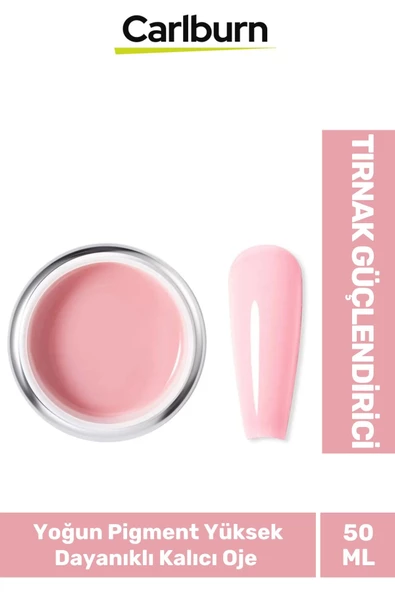 Premium Yoğun Pigment Yüksek Uzun Süre Dayanıklı Protez Tırnak Kalıcı Oje Klasik Jel 50 Ml ürün görseli 1