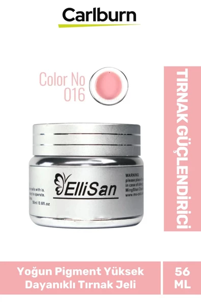 Uzun Sağlıklı Dayanıklı Tırnaklar UV Makineleri Uyumlu Ellisan Protez Tırnak Jeli Builder 56 Gram ürün görseli 1