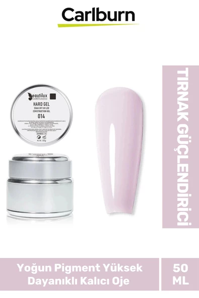 Premium Yoğun Pigment Yüksek Uzun Süre Dayanıklı Protez Tırnak Kalıcı Oje Klasik Jel 50 Ml ürün görseli 1