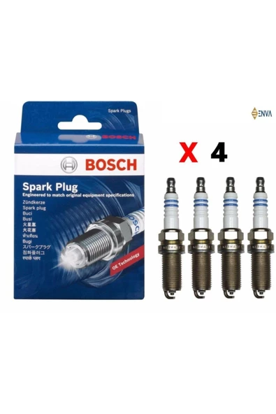 Bosch Opel Corsa D Kasa 1.2 / 1.4 Benzin - Lpg Bosch Iridyum Buji Seti 2009-2014 ürün görseli 1