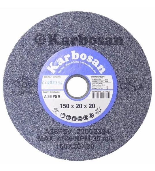 Karbosan 150x20x20 36Kum NK Taşlama Taşı ürün görseli 1