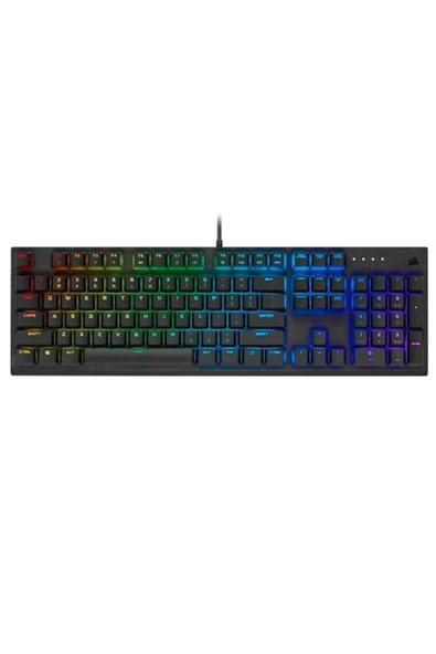 Corsair K60 Rgb Pro Cherry Viola Ch-910d019-tr Tr Q Mekanik Kablolu Siyah Gaming Klavye Sıfır Cihaz Kutu Hasarlı 1 Sene Garantili ürün görseli 1