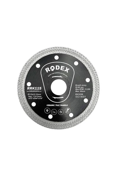 115mm Ultra Slim Elmas Kesme Diski Tuğla, Mermer, Porselen, Seramik ürün görseli 1