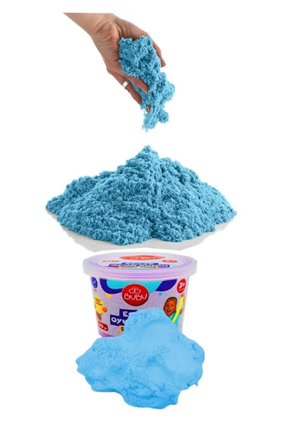 Esnek Oyun Kumu 30 gr 1 Paket Canlı Renkler Bubu Oyun Kumu Esnek Kum Hamuru Uzun Süre Kullanım ürün görseli 1